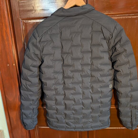 Mountain Hardwear Super DS Climb Stretchdown Shacket - Men's M - Black - Picture 3 of 6